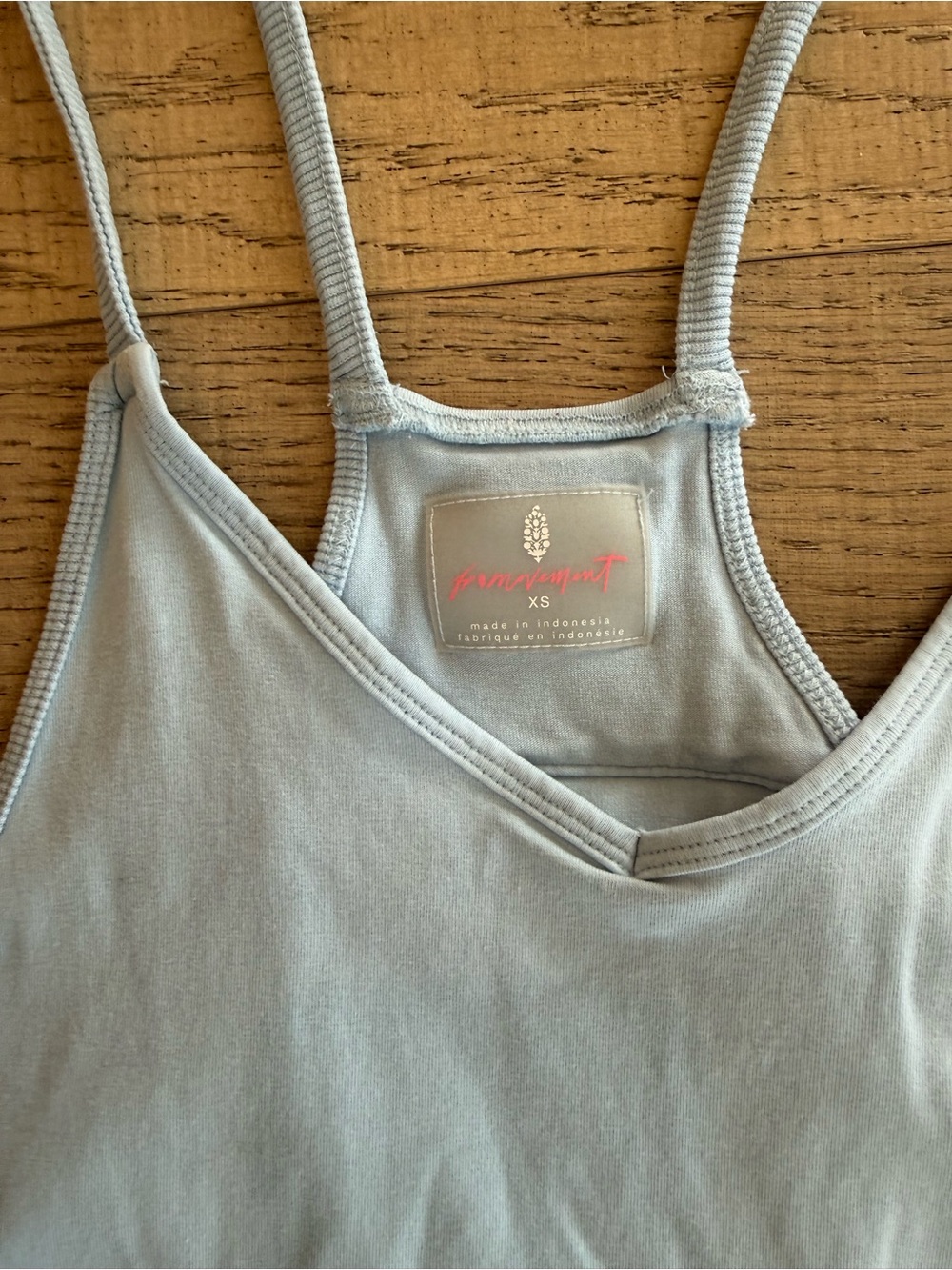 Free People Hot Shot Onesie Baby Blue XS - Picture 4 of 5